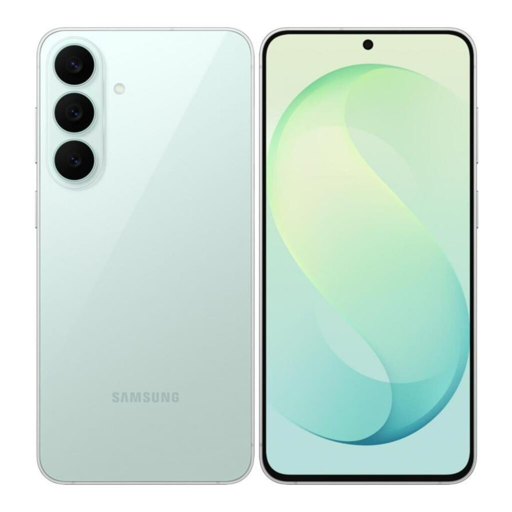 Samsung Galaxy S26 FE 5G smartphone front and back design